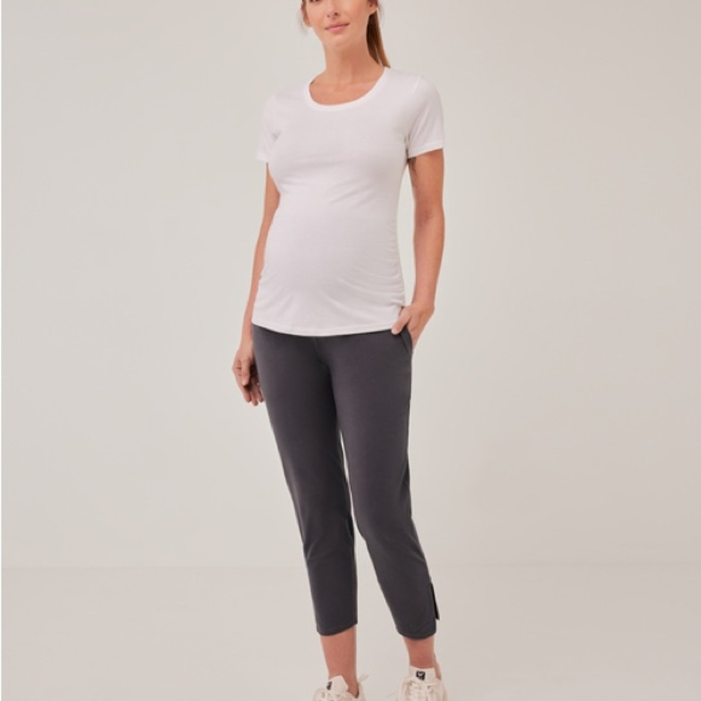 Pact Storm Maternity Split Hem Pant